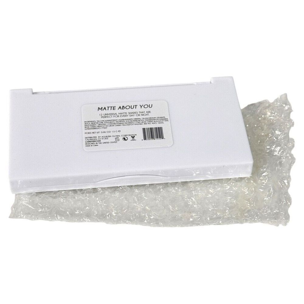 Lash Step NEW Matte Eyeshadow Palette. Matte About You 12 Universal Matte Shades